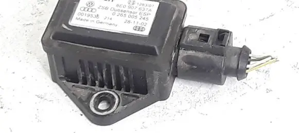 Audi A4 S4 B6 8E 8H ESP acceleration yaw rate sensor 8E0907637A 0019536 0265005245