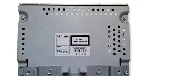 Ford C-MAX II Radio/CD/DVD/GPS head unit 10R035513 AM5T18C815BF Z026297