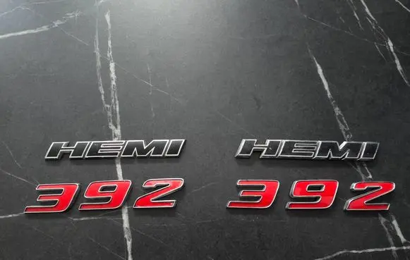 Dodge Challenger Fender model badge letters 