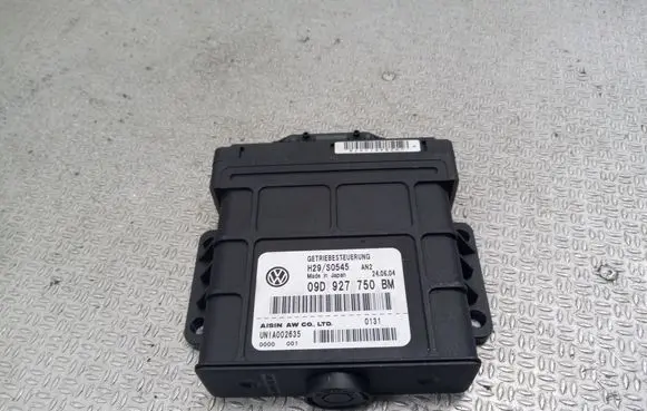 Volkswagen Touareg I Gearbox control unit/module 09D927750BM