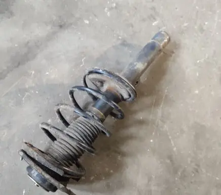 Peugeot 206 Front shock absorber with coil spring