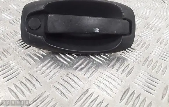 Rear door exterior handle