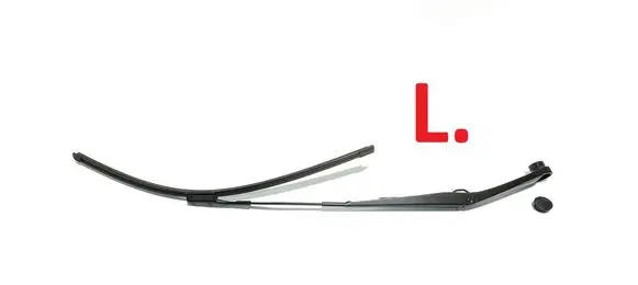 Front wiper blade arm