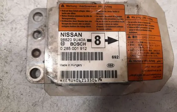 Nissan Note (E11) Airbag control unit/module 0285001912 988209U40A