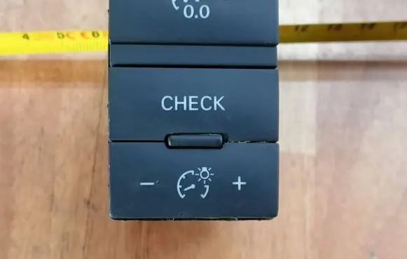 Panel lighting control switch