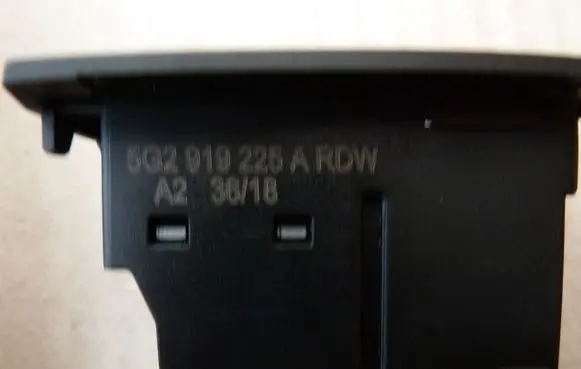 Hazard light switch