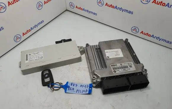 BMW 1 E81 E87 Engine ECU kit and lock set 7801710 13617801710 7808124