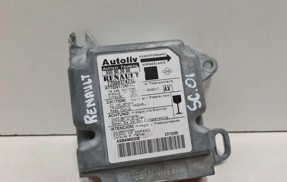 Renault Scenic I Airbag control unit/module 550803800 7700437471C