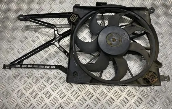 Opel Astra G Radiator cooling fan shroud 9129526 0130303886