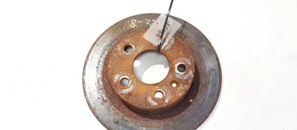 Opel Zafira B Rear brake disc neventiliuojamas