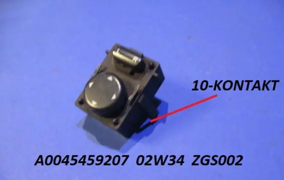 Mercedes-Benz Vito Viano W638 Wing mirror switch A0045459207 02W34