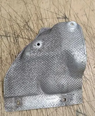 Heat shield in engine bay