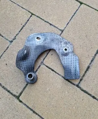 Heat shield in engine bay