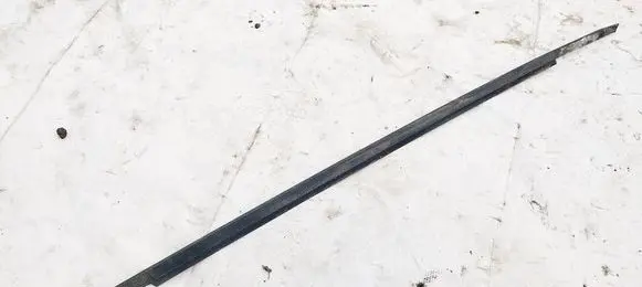 Front door glass trim molding