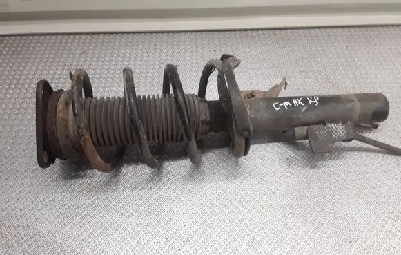 Front shock absorber with coil spring