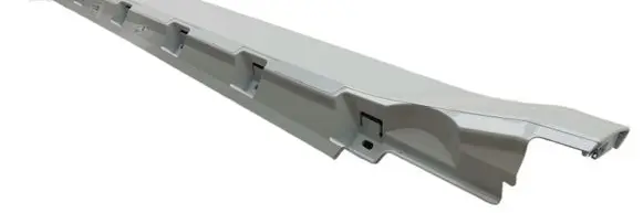 Foot area side trim
