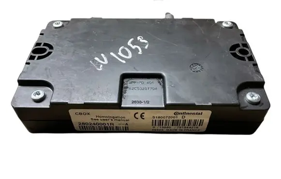Renault Megane III GPS navigation control unit/module 280240001R S180072001