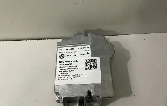 BMW X5 E70 Airbag control unit/module 9214813