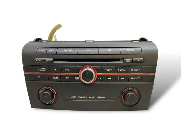 Mazda 3 I Radio/CD/DVD/GPS head unit BP6L66ARX 0003447 PT2776FB