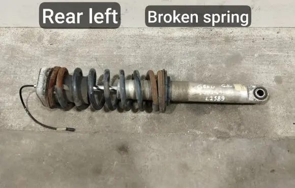 Maserati GranTurismo Rear shock absorber with coil spring 230030