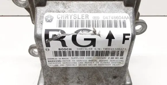 Chrysler Voyager Airbag control unit/module 04748604AA 0285001466