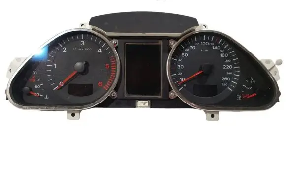 Audi A6 S6 C6 4F Speedometer (instrument cluster) 4F0920932J 4F0910930C