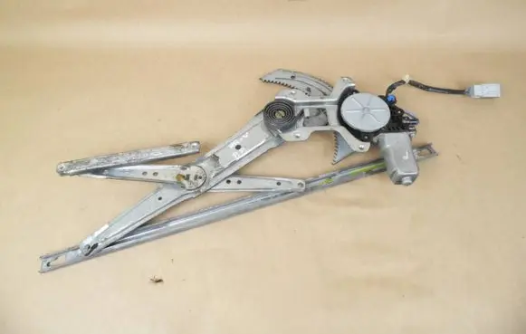 Front door window regulator with motor
