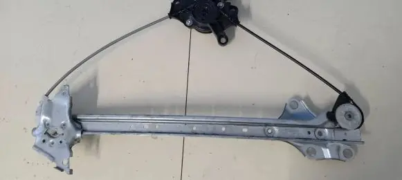 Sliding door window regulator with motor