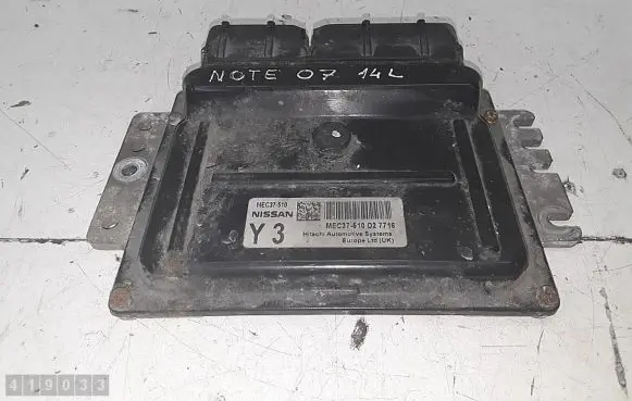 Nissan Note (E11) Engine control unit/module MEC37-510D27716
