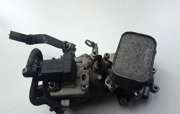 Oil filter mounting bracket