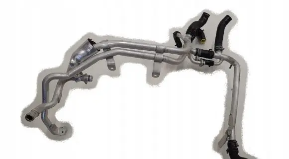 Audi A8 S8 D4 4H Engine coolant pipe/hose 07P121050D 07P121070D