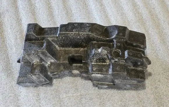 Front bumper foam support bar