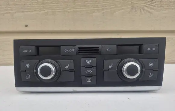 Audi A6 S6 C6 4F Climate control unit 4F2820043AA 4F0910043B 5HB00883366
