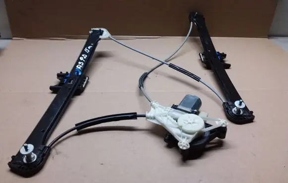 Front door window regulator with motor