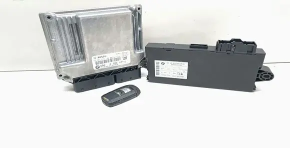 BMW 3 E90 E91 Engine ECU kit and lock set 8506434 0281016106 9217853