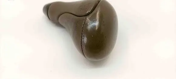 Gear lever shifter trim leather/knob