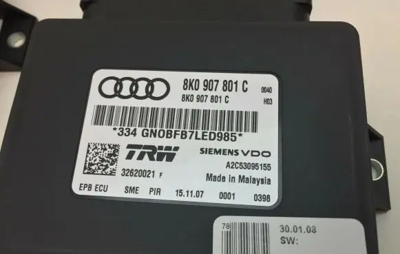 Audi A5 8T 8F Hand brake control module 8K0907801C