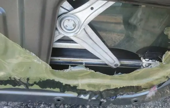 Toyota Corolla Verso AR10 Sliding door window regulator with motor