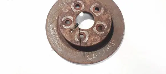 Opel Insignia A Rear brake disc neventiliuojamas