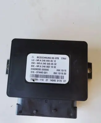 Mercedes-Benz ML W166 Hand brake control module A2465450532 A2469021002 A2469004512