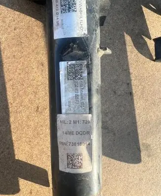 Volkswagen Golf VII Front shock absorber with coil spring 5q0413023fj