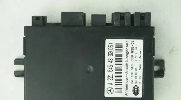 Mercedes-Benz S W221 Tow bar trailer control unit/module A2215454332