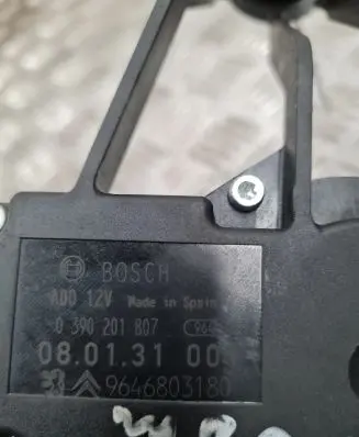 Citroen C4 I Rear window wiper motor 9646803180