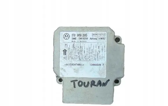 Volkswagen Touran I Airbag control unit/module 1T0909605