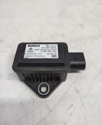 Audi A4 S4 B6 8E 8H ESP acceleration yaw rate sensor 8E0907637 0265005245 0015378