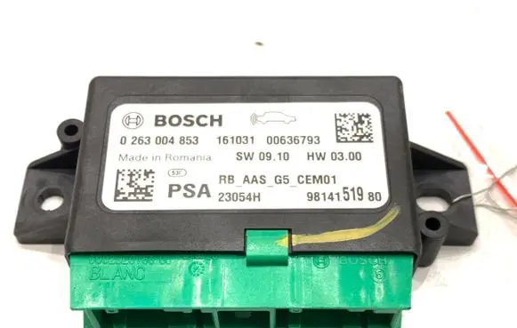 Peugeot 308 Parking PDC control unit/module 9814151980