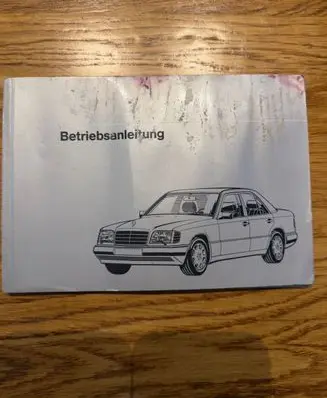Mercedes-Benz E W124 User manual 1245841781 65151008