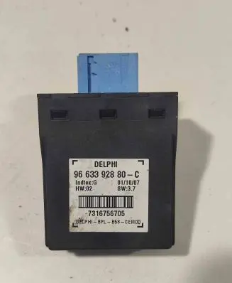 Citroen C4 I Picasso Alarm control unit/module 9663392880 7316756705
