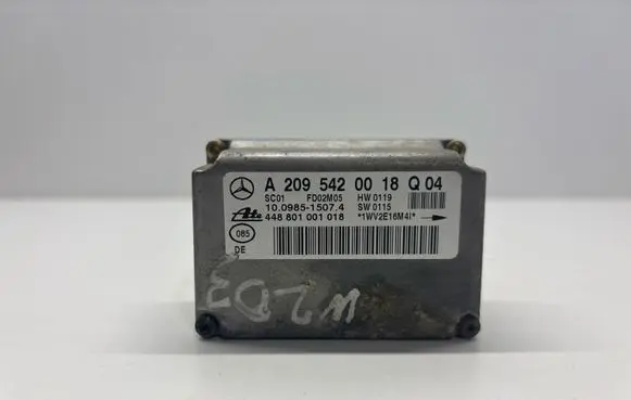 Mercedes-Benz C W203 ESP acceleration yaw rate sensor A2095420018 10098515074 448801001018