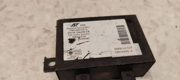 Volkswagen Sharan Immobilizer control unit/module 7M0953257F